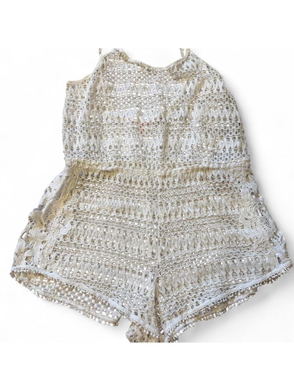 Victoria's Secret Women's White Crop-top
